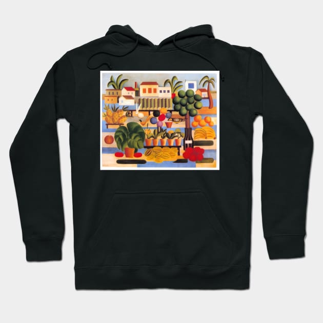 feira - Tarsila do Amaral Hoodie by Kollagio